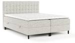 Boxspringbett Divine Grau - Breite: 140 cm