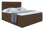 Boxspringbett MARCE Braun - Breite: 180 cm - H3