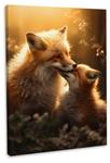 Leinwandbild Fox-Love 40 x 60 cm