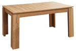 Table à manger extensible SAULER Marron - Bois manufacturé - 160 x 77 x 90 cm