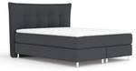 Boxspringbett Minori Schwarz - Breite: 200 cm