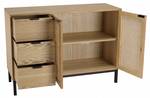 Buffet MARCEAU Braun - Holz teilmassiv - 40 x 78 x 110 cm