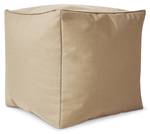 Sitzsack-Hocker Pouf "Cube" 40x40x40cm Beige