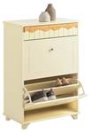 Armoire à Chaussures FSR124-MI Beige - Bambou - Bois manufacturé - 60 x 90 x 35 cm