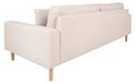 Sofa Lido Braun - Holz teilmassiv - 210 x 76 x 93 cm