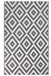 Tapis d'extérieur HAPUR Gris - Blanc