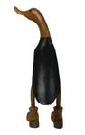 Statue canard Lawas Noir - Bambou - 12 x 44 x 18 cm