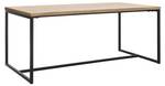 Table à manger Rivoli Marron - En partie en bois massif - 180 x 75 x 90 cm