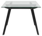 Table à manger Monti Noir - Verre - 180 x 75 x 90 cm