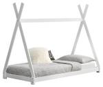 Lit de Tipi Onejda pour Enfant Blanc - 200 x 163 x 90 cm