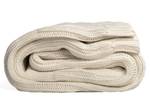 Hygge Plaid 130x170 cm Blanc cassé Blanc - Textile - 1 x 130 x 170 cm