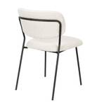 Lot de 2 chaises Jolien Beige - Textile - 49 x 78 x 56 cm