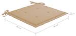 Gartenstuhl (3er Set) 3007213-2 Beige