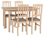 Esszimmer Set Bos 3 5-teilig Beige - Grau - Holzwerkstoff - 120 x 94 x 70 cm