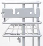 Flaschenregal  Supra Grau - Metall - 46 x 54 x 18 cm