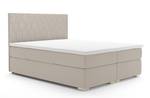 Boxspringbett PILO Beige - Breite: 140 cm - H4