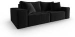 modulares Sofa MIKE 3 Sitzplätze Schwarz