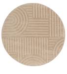 Tapis Boho - Ø160 cm (rond) Beige - 160 x 160 cm