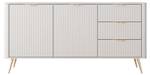 Lowboard ELONARIA Beige - Holzwerkstoff - 38 x 81 x 163 cm