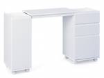 Bureau Lapo Blanc - En partie en bois massif - 66 x 72 x 36 cm