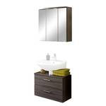 2 pezzi Set da bagno UB-Set Well-ness Effetto quercia scura