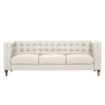 Sofa Buckingham (3-Sitzer) Echtleder Echtleder Gad: Creme