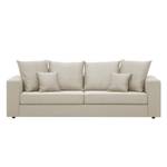 Sofa Bilbao (3-Sitzer) Webstoff Stoff Selva: Beige