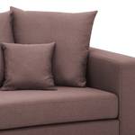 Sofa Bilbao (3-Sitzer) Webstoff Webstoff Milan: Grau-Braun