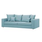 Sofa Bilbao (3-Sitzer) Webstoff Stoff Selva: Hellblau