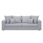 Sofa Bilbao (3-Sitzer) Webstoff Webstoff Milan: Hellgrau