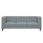 Sofa Buckingham (3-Sitzer) Webstoff Stoff Selva: Grau