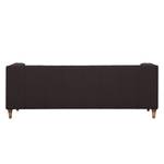 Sofa Buckingham (3-Sitzer) Echtleder Echtleder Gad: Dunkelbraun