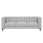 Sofa Buckingham (3-Sitzer) Echtleder Echtleder Gad: Grau