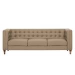 Sofa Buckingham (3-Sitzer) Echtleder Echtleder Gad: Taupe