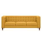 Sofa Buckingham (3-Sitzer) Webstoff Stoff Selva: Senfgelb