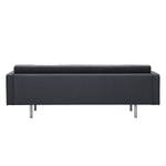 Sofa Chelsea (3-Sitzer) Webstoff Webstoff Milan: Anthrazit - Zylinder