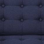 Sofa Chelsea (3-Sitzer) Webstoff Webstoff Milan: Dunkelblau - Kufen