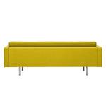 Sofa Chelsea (3-Sitzer) Webstoff Webstoff Milan: Gelb - Zylinder