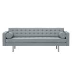 Sofa Chelsea (3-Sitzer) Webstoff Stoff Selva: Grau - Zylinder