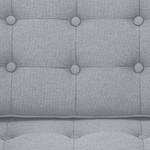 Sofa Chelsea (3-Sitzer) Webstoff Webstoff Milan: Hellgrau - Zylinder