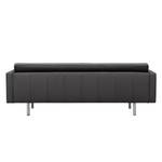 Sofa Chelsea (3-Sitzer) Echtleder Echtleder Gad: Anthrazit - Zylinder