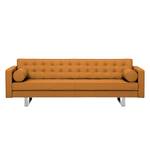 Sofa Chelsea (3-Sitzer) Echtleder Echtleder Gad: Cognac I - Kufen