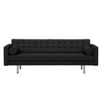 Sofa Chelsea (3-Sitzer) Echtleder Echtleder Gad: Schwarz - Zylinder