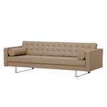 Sofa Chelsea (3-Sitzer) Echtleder Echtleder Gad: Taupe - Kufen