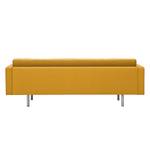 Sofa Chelsea (3-Sitzer) Webstoff Stoff Selva: Senfgelb - Zylinder