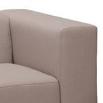 Sofa Graham (3-Sitzer) Webstoff Stoff Mera: Beige-Grau