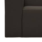 Sofa Graham (3-Sitzer) Webstoff Stoff Mera: Braun-Grau