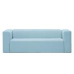 Sofa Graham (3-Sitzer) Webstoff Stoff Mera: Hellblau