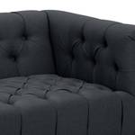 Sofa Grand (3-Sitzer) Webstoff Stoff Ramira: Anthrazit