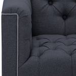 Sofa Grand Duo (3-Sitzer) Webstoff Webstoff Milan: Anthrazit